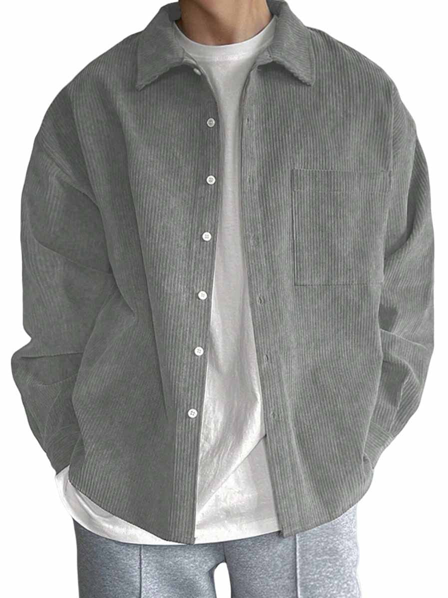 Velvet Men's Shirt - Breathable Polyester, 3D Printed Design, Relaxed Fit