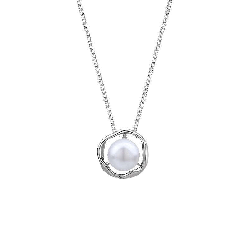 Hollow Pearl Necklace for Women