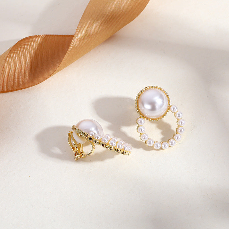 Lustrelace Pearl Ear Clips