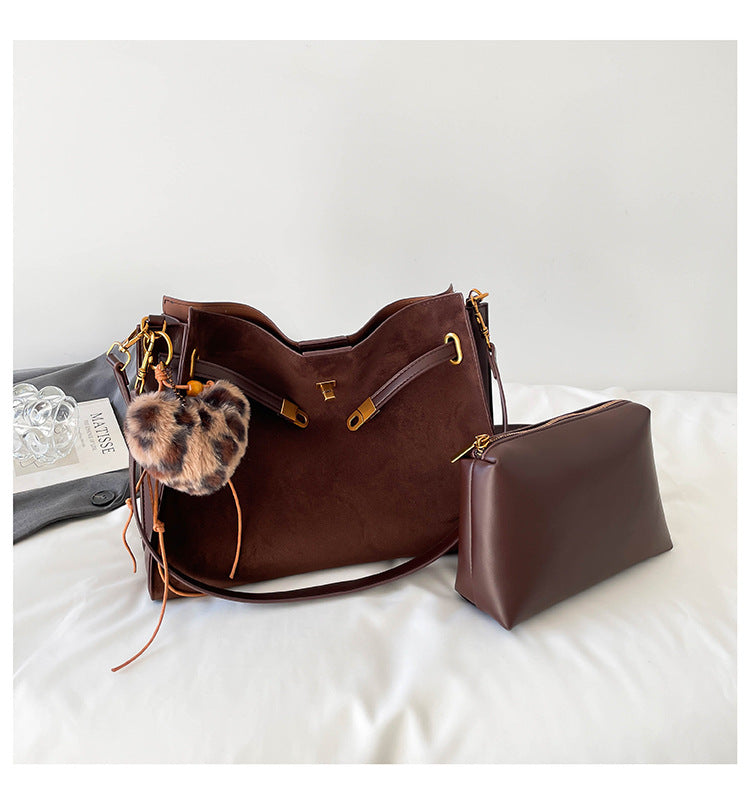 Retro Large Capacity Crossbody Handbag