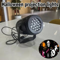 360° Rotating USB Halloween Projector Light - 12 HD Spooky Patterns for Indoor P