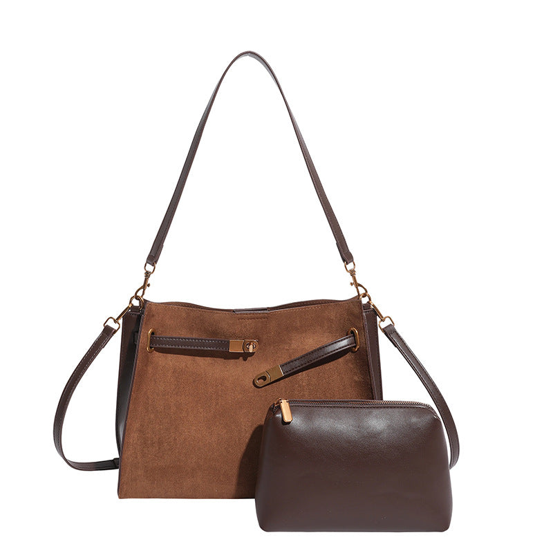 Retro Large Capacity Crossbody Handbag