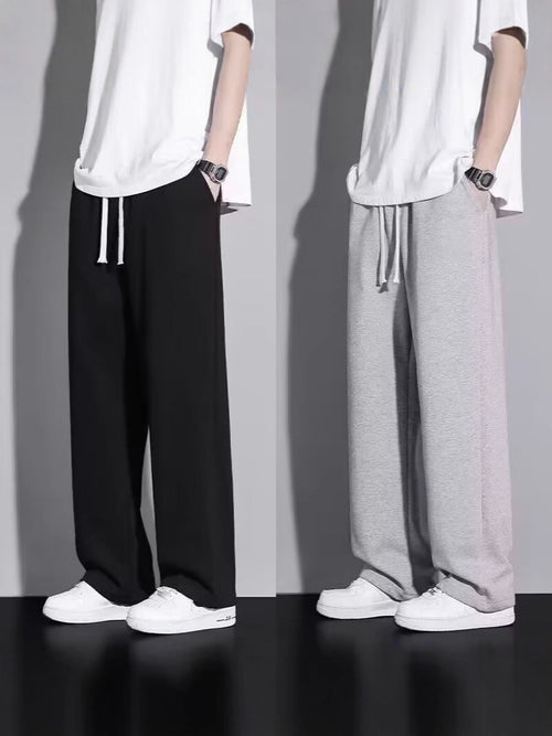 2 Pack Wide-Leg Casual Long Pants