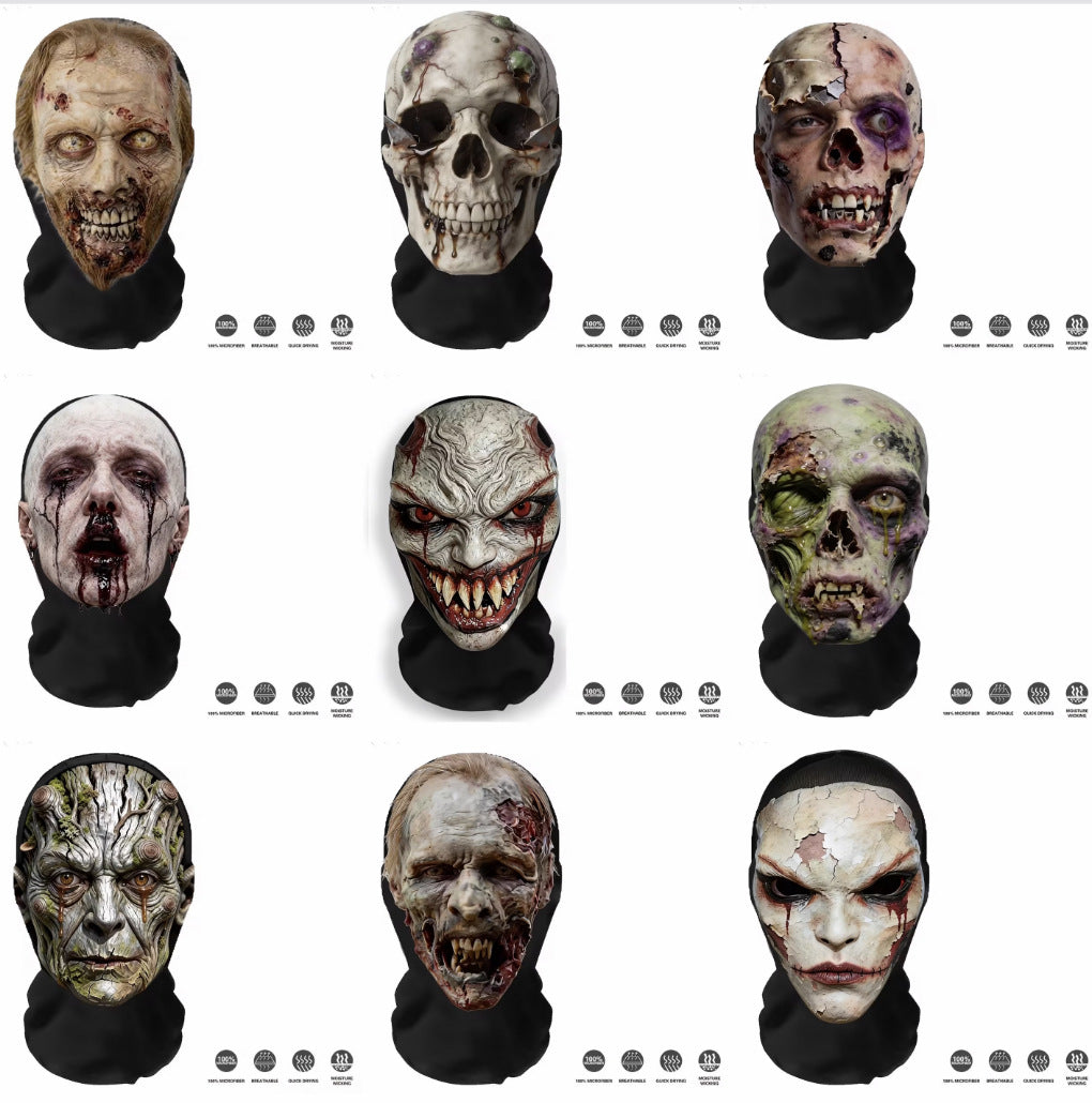 Mesh Halloween Party Headgear Masks