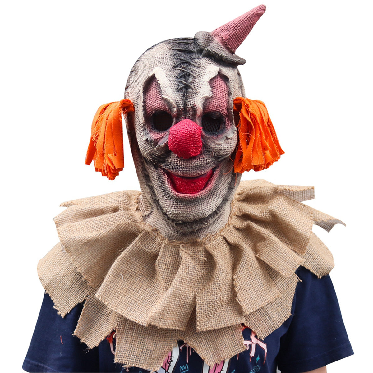 CLOWN LINEN MASK CAP