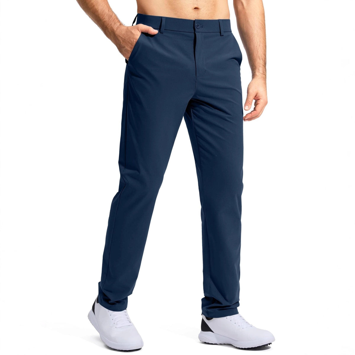 Men's Performance Straight-Leg Stretch Suit Pants - Wrinkle-Resistant - product image 3