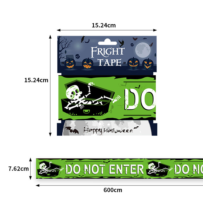 Assorted 9 pack isolation WARNING tape 