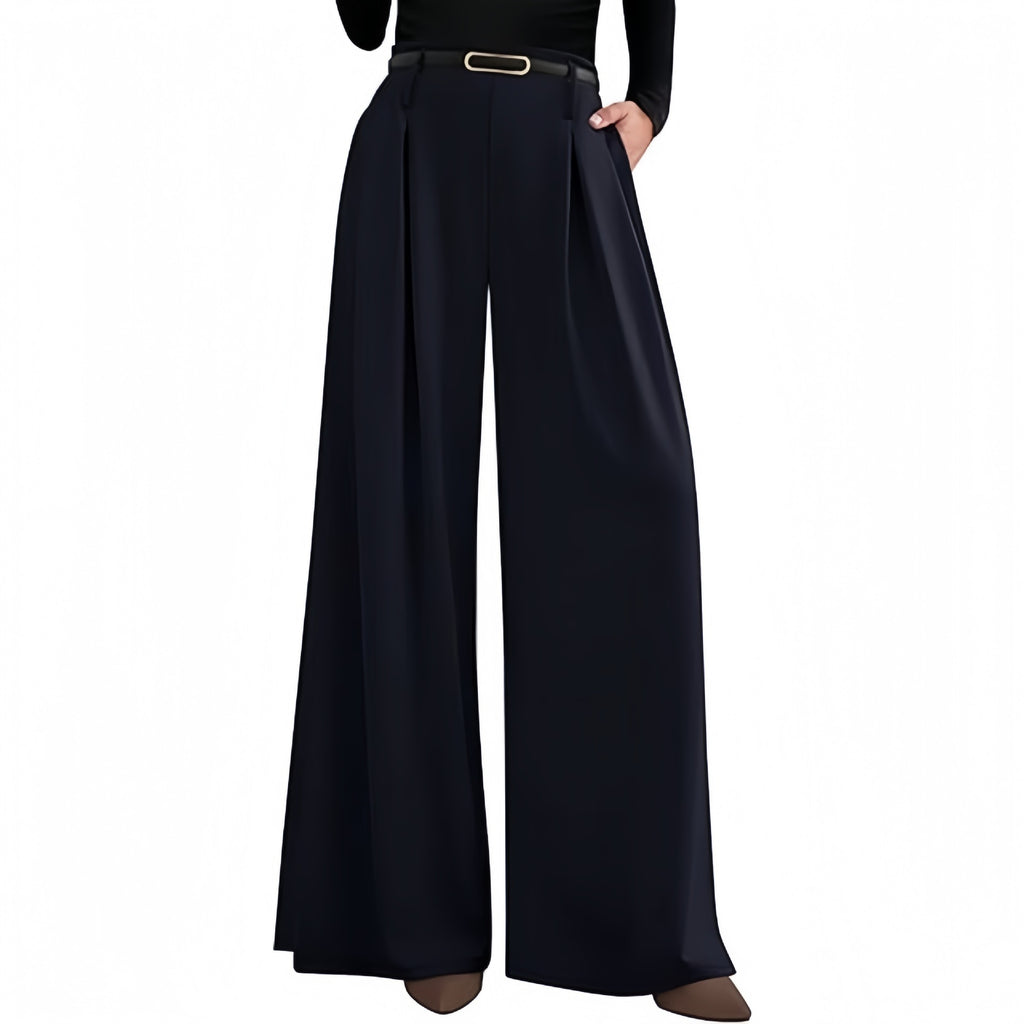 Womens High Waisted Wide Leg Dress Pants