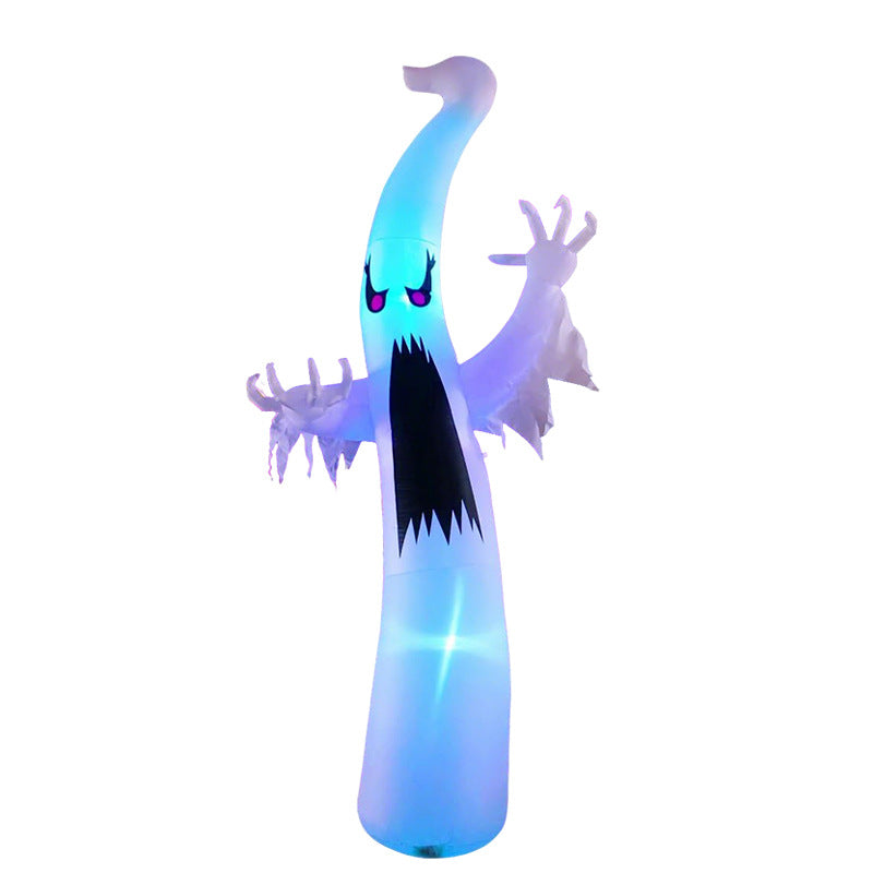 12 Feet Giant Inflatable Ghost LED Halloween Yard Decoration