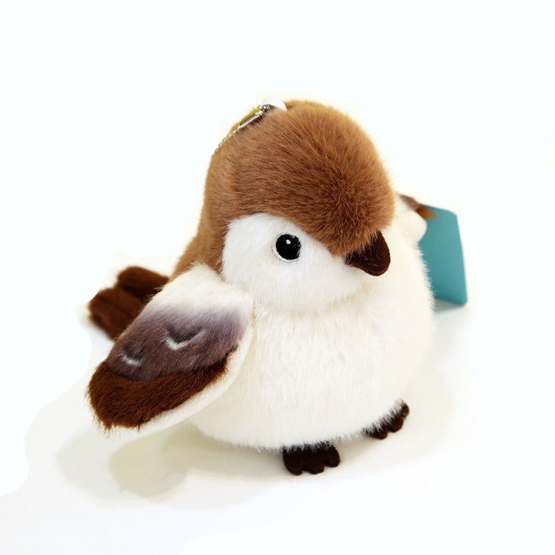 Cat Plush Shaking Bird Toy with Sound