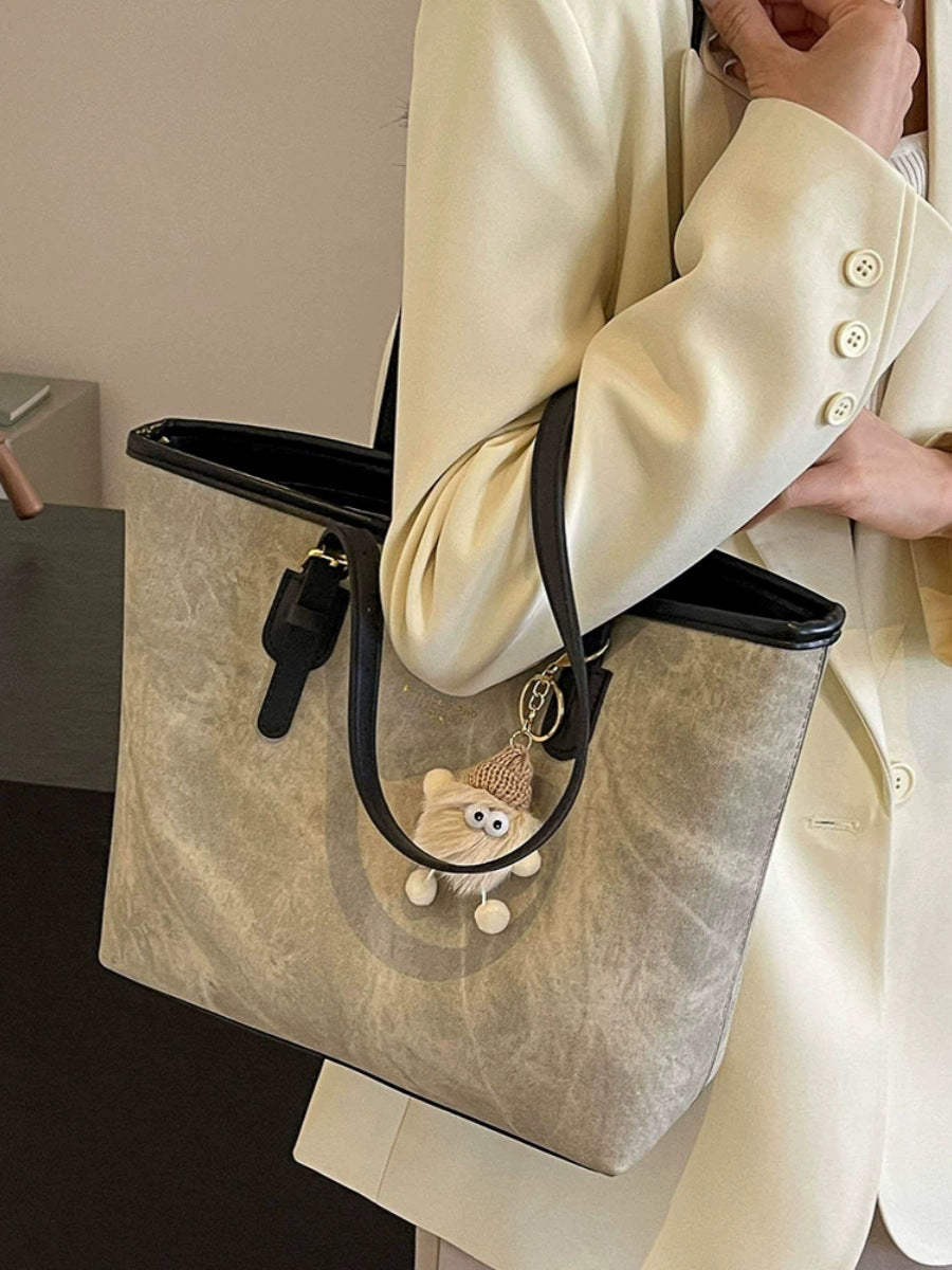 Suede Bucket bag