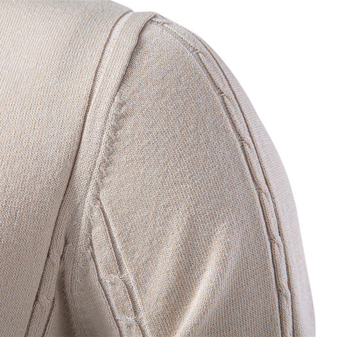 Men's Ice Silk Knit Polo Shirt - Breathable Business Casual Striped Top - product image 5