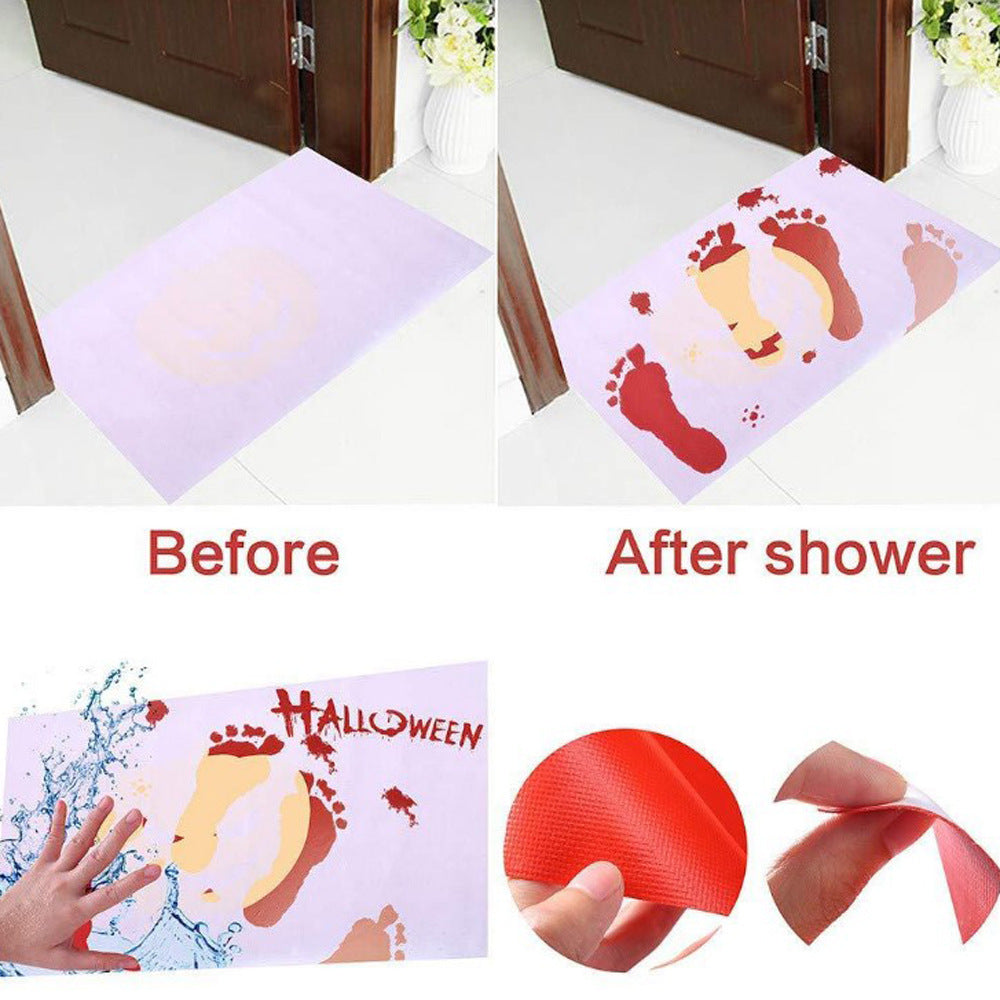 Prank  color-changing carpet spoof props
