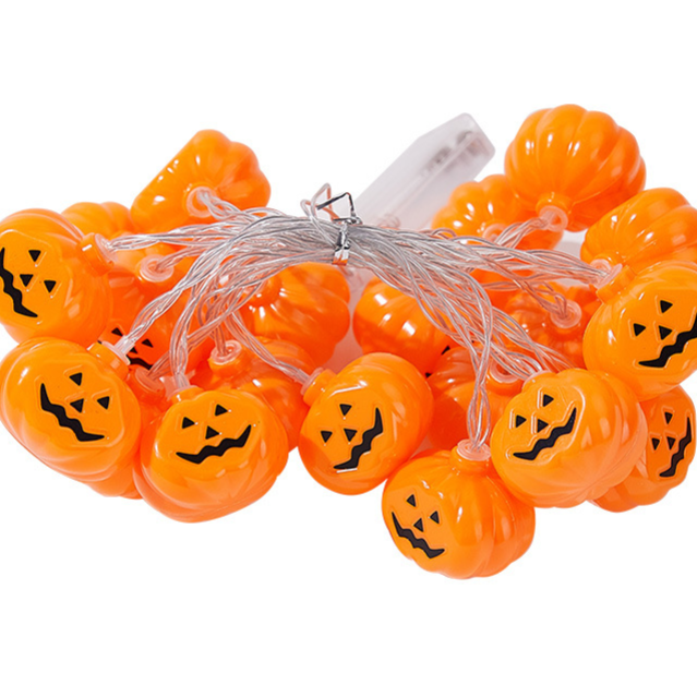 Sliced Pumpkin Halloween Light String Scene Decoration Led