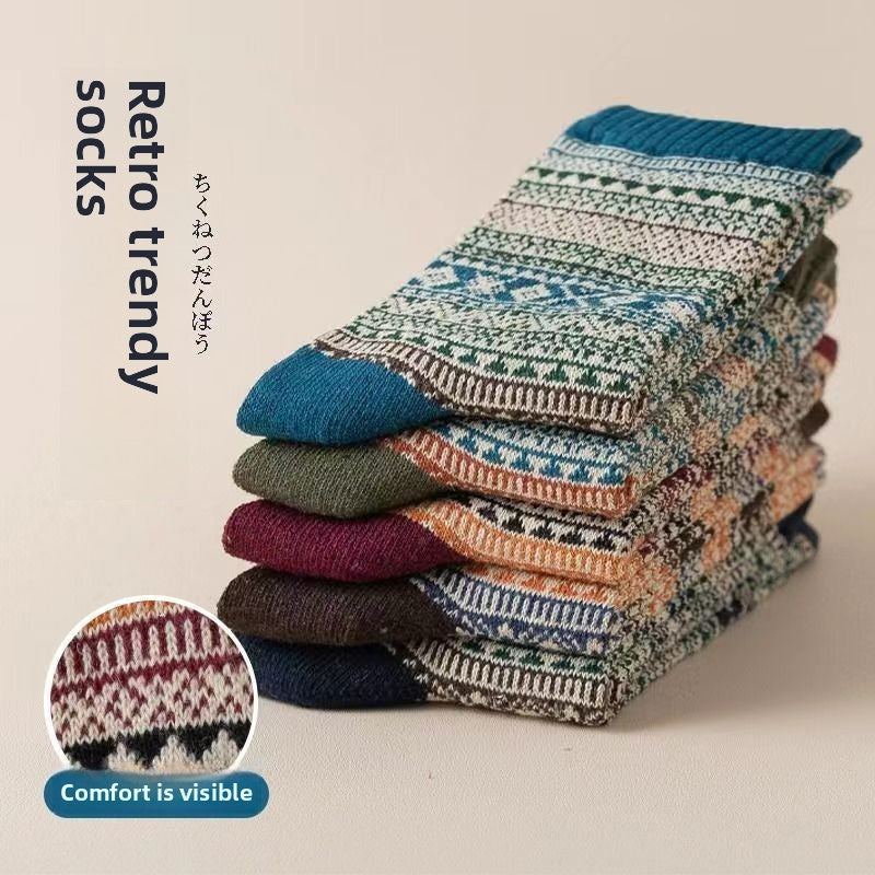 Vintage Ethnic Pattern Socks