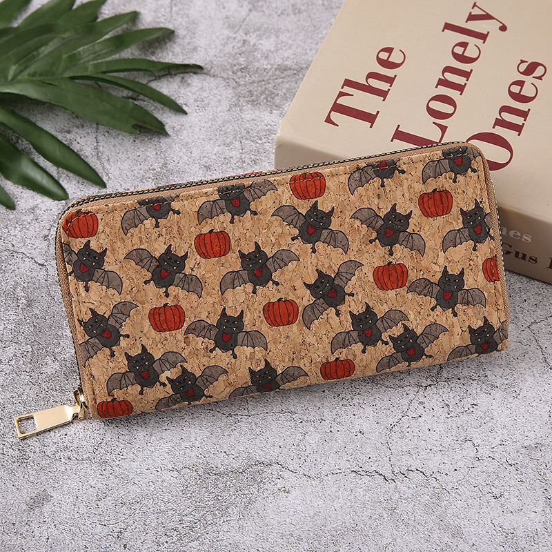 Bat zipper Wallet Halloween 