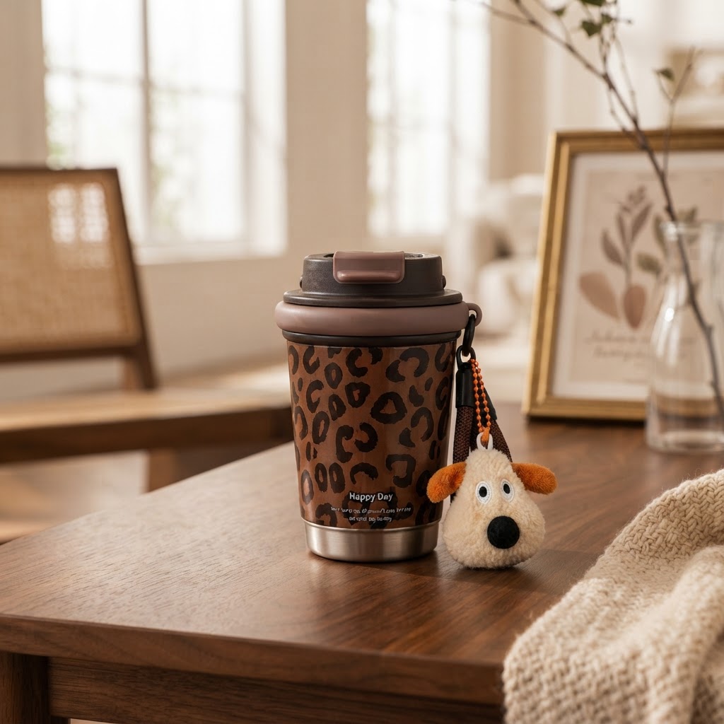 Portable Vacuum Insulated Travel Mug