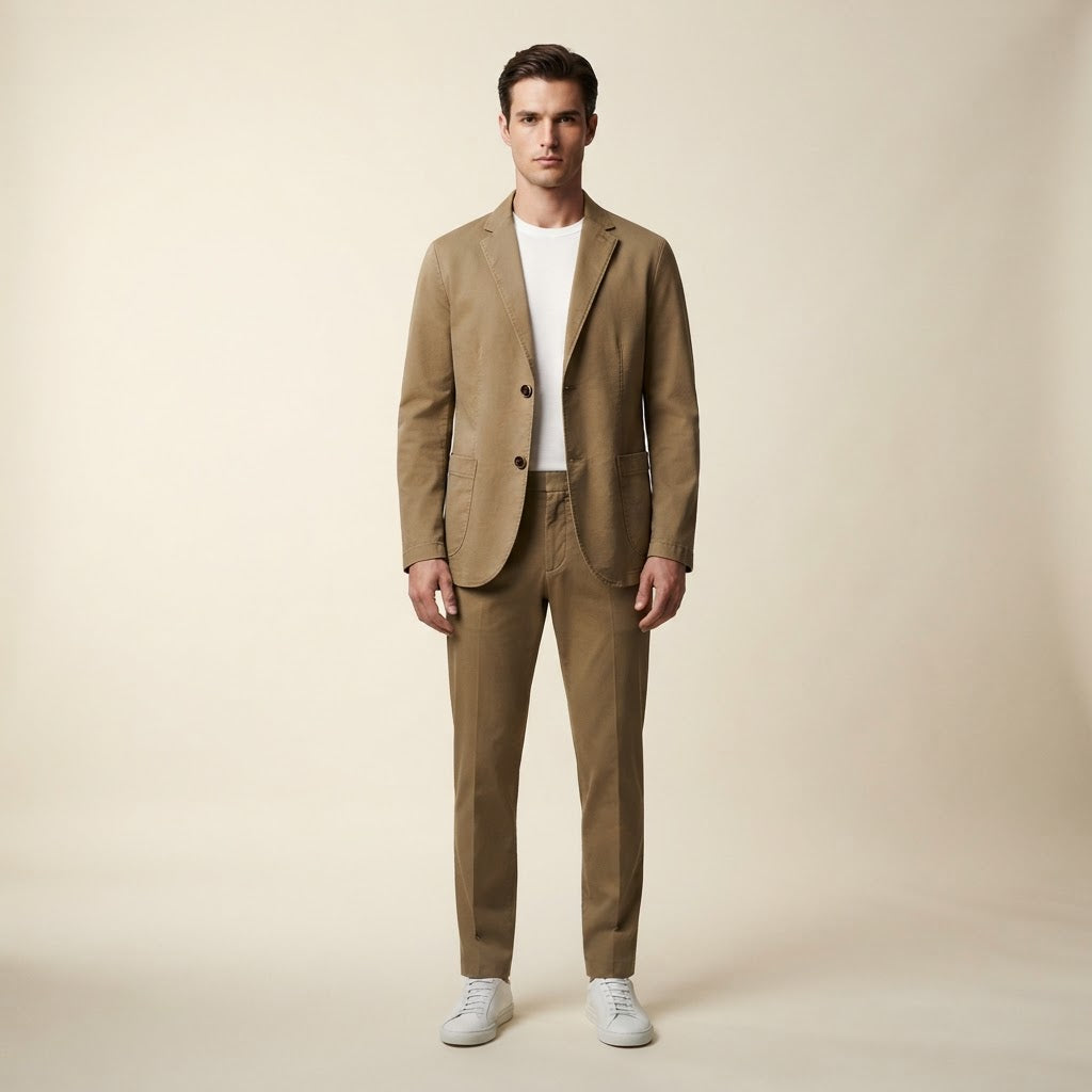 Men's Slim Fit Washed Cotton Casual Blazer Jacket - product image 4