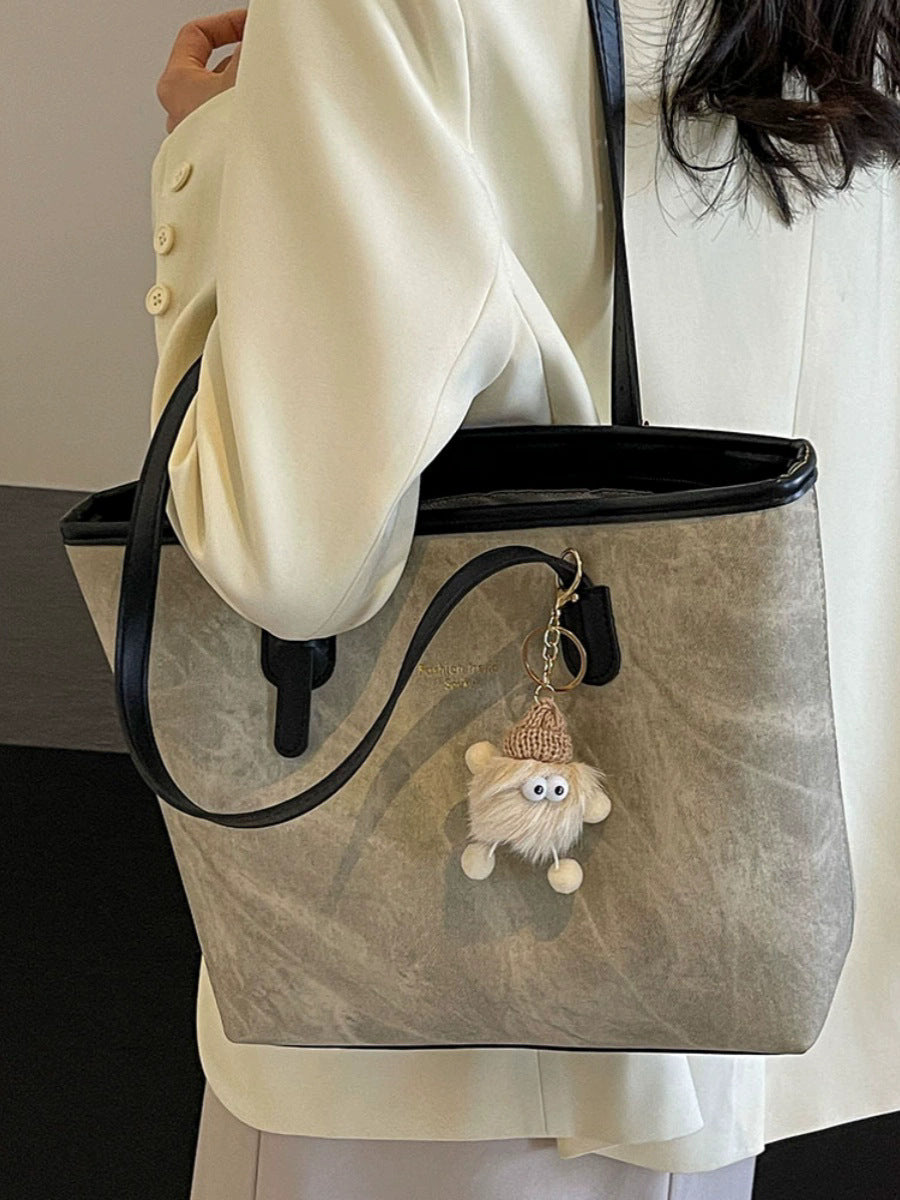 Suede Bucket bag