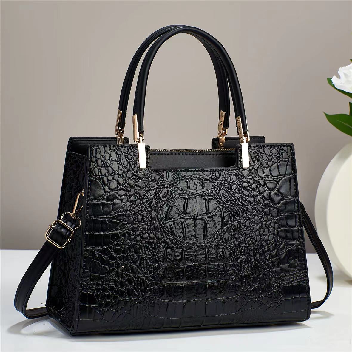 Croc Pattern Handbag