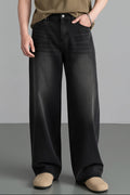Vintage Washed Wide Leg Jeans