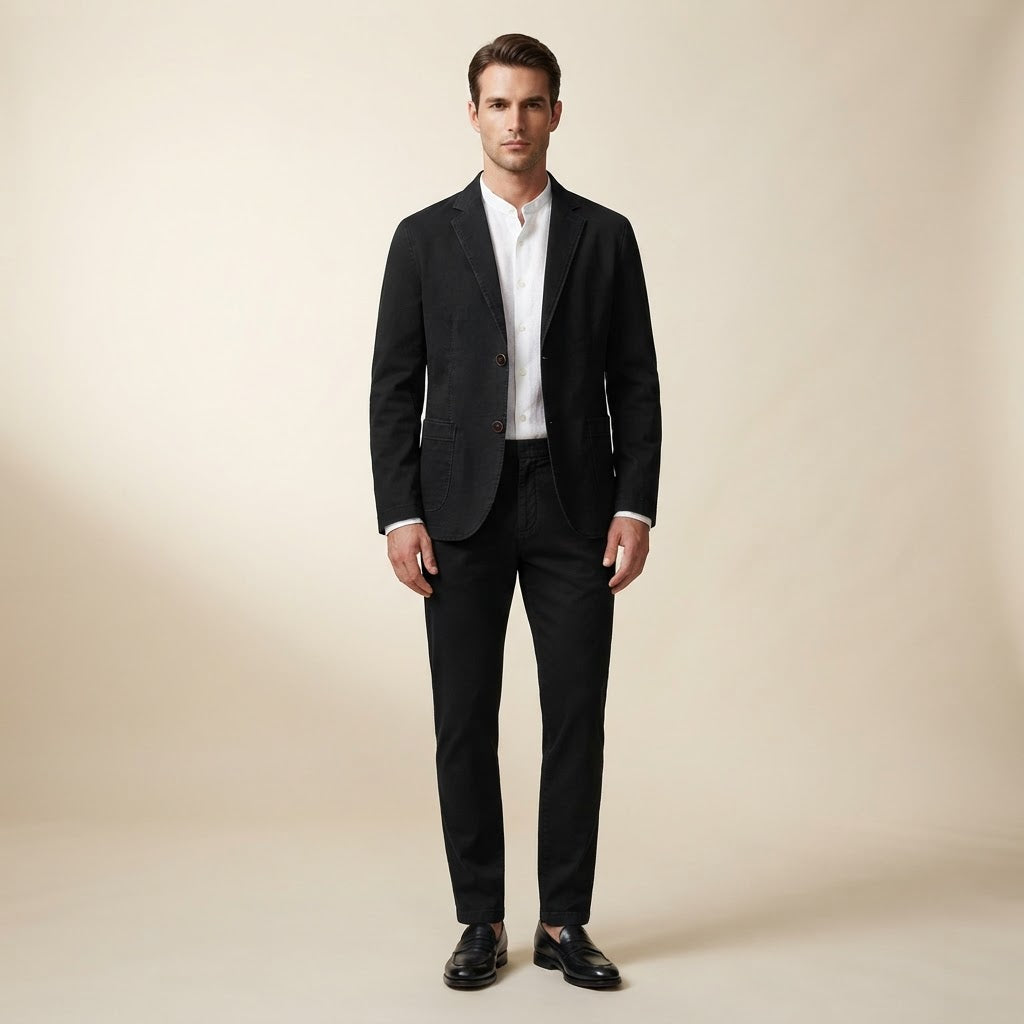 Men's Slim Fit Washed Cotton Casual Blazer Jacket - product image 5