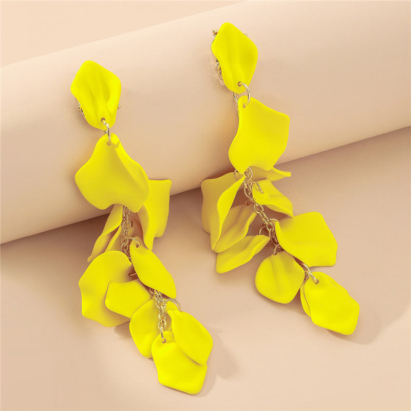 Floral earrings