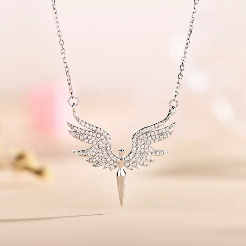 Angel Wing Three-Piece Necklace Set