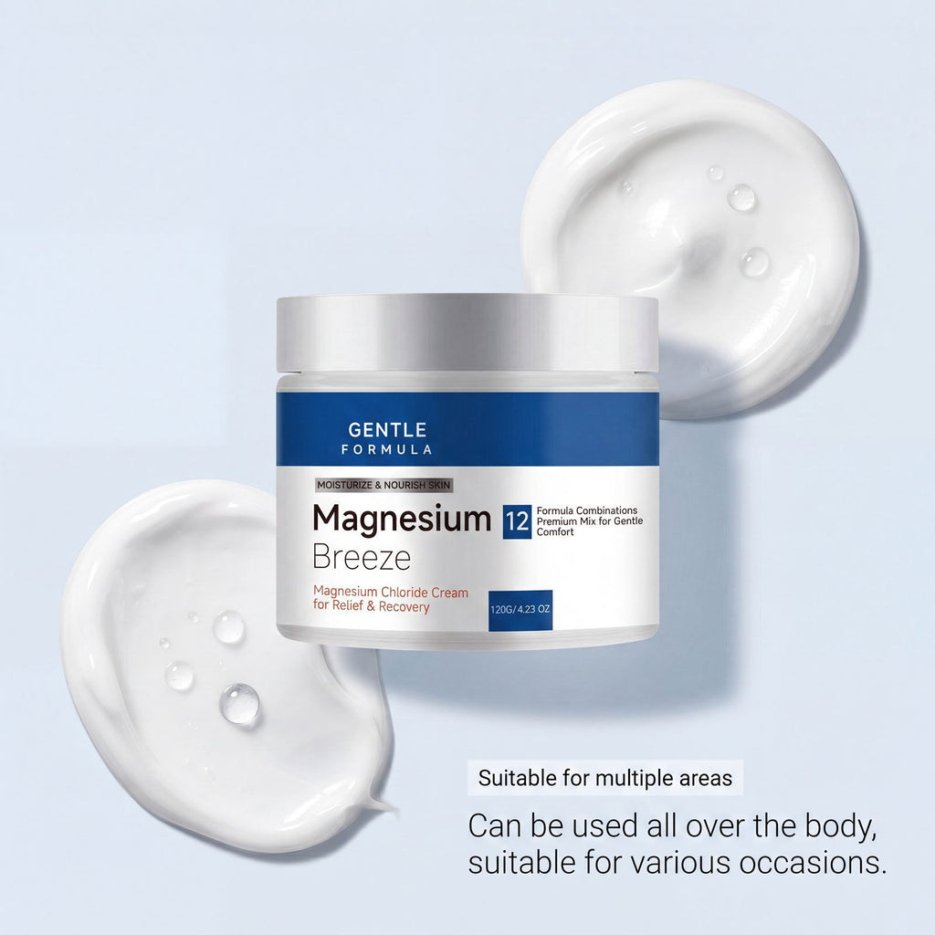 Magnesium Breeze Cream - Gentle Hydrating Body Moisturizer (120g)