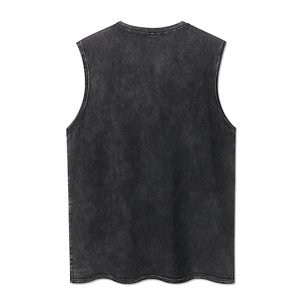 Men's Washed Cotton Sleeveless Shirt - product image 2