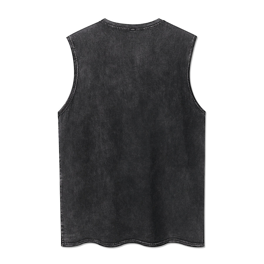 Men's Washed Cotton Sleeveless Shirt - product image 2