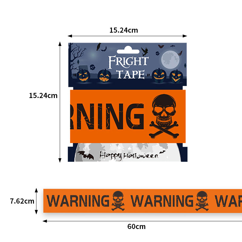 Assorted 9 pack isolation WARNING tape 
