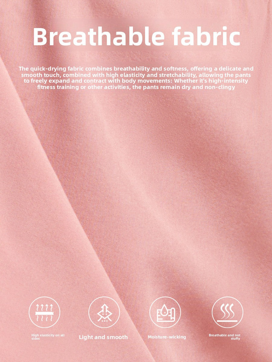 Womens Quick-Dry Yoga Running Shorts