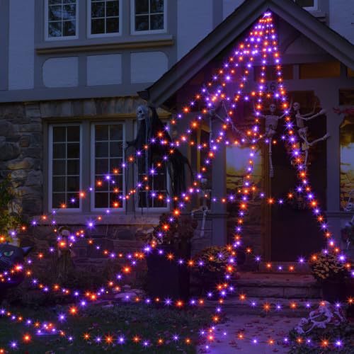 5 Meter  spider web 2M Spider  luminous triangulated web