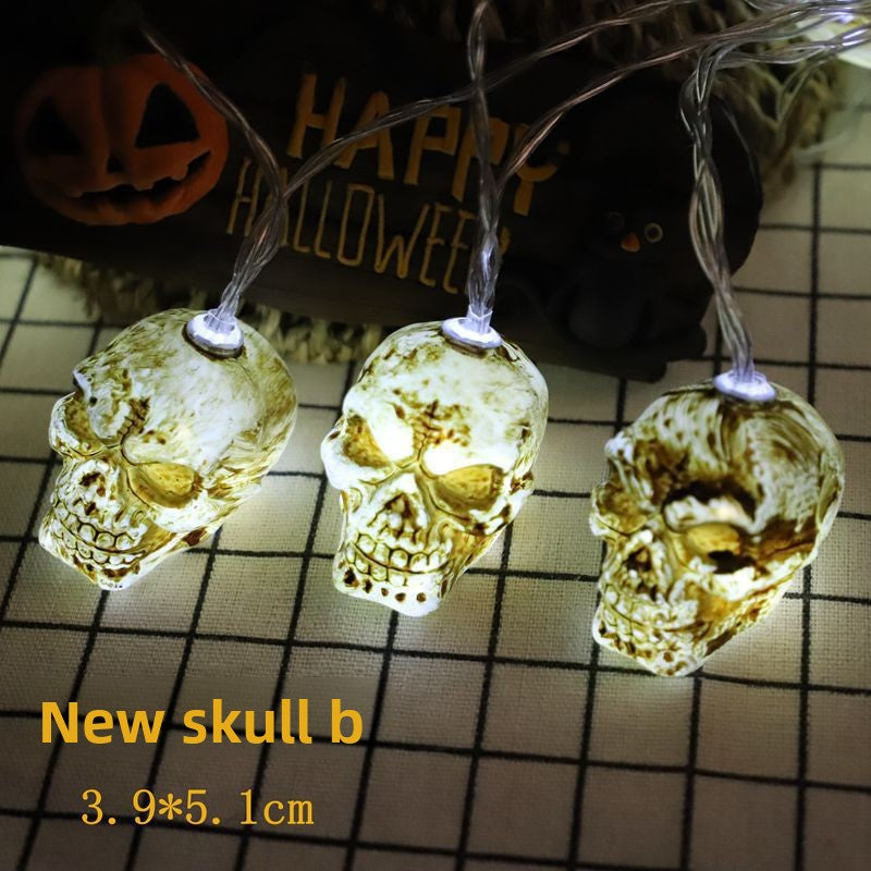 Skull  Halloween Light String Scene Decoration Led