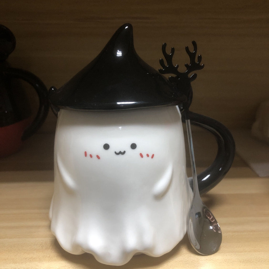 Couple Girl Birthday Gift Ceramic Water Cup Home Halloween 