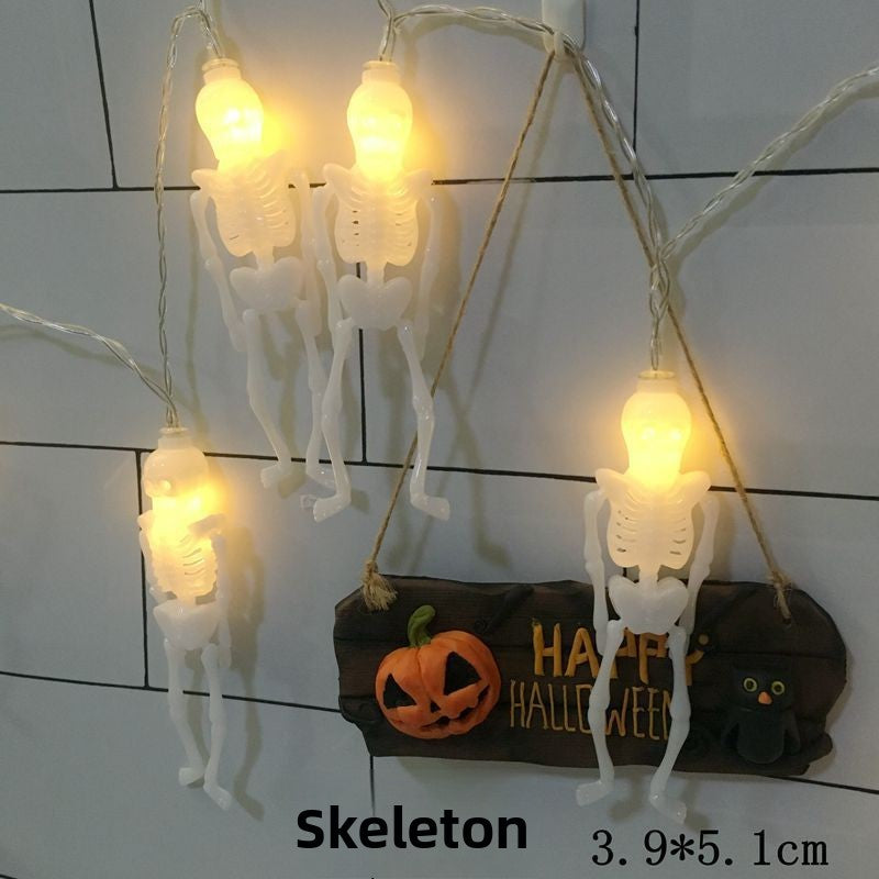 Skeleton  Halloween Light String Scene Decoration Led