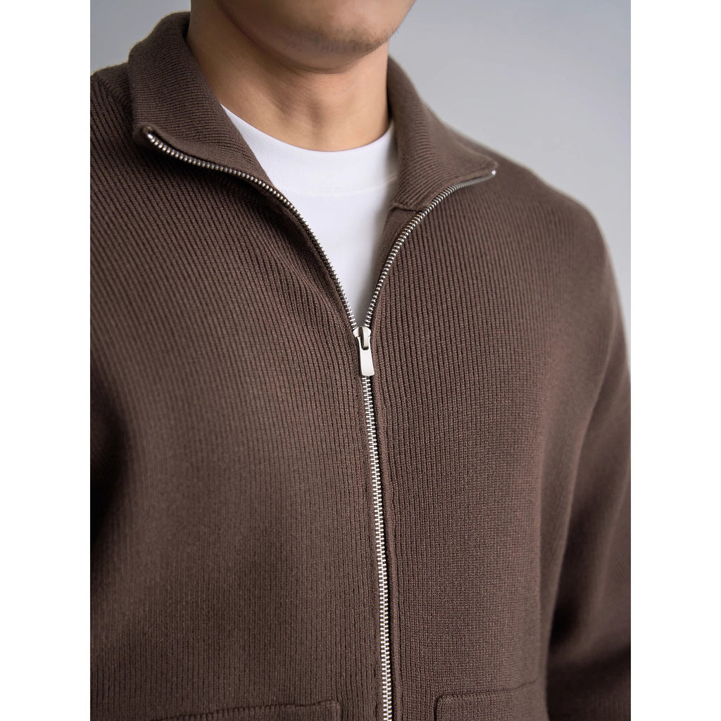 Men's Zipper Lapel Sweater - product image 4