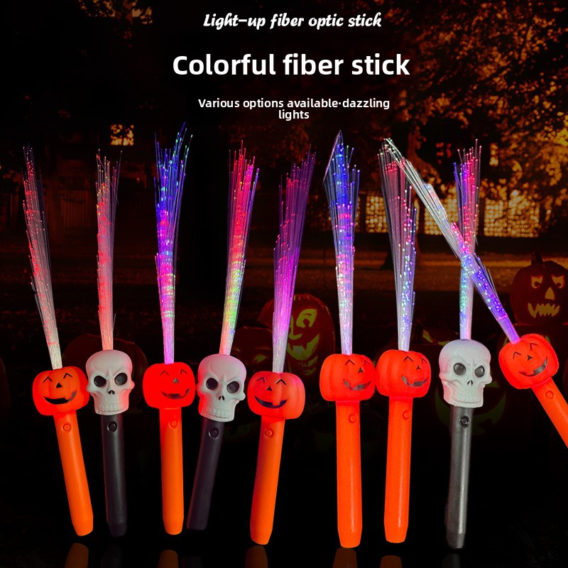 Colorful Luminous Toys Pumpkin Skull Halloween
