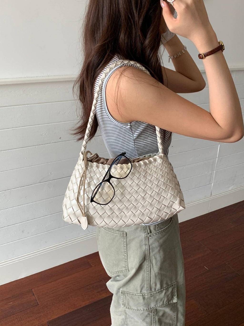 Handmade Woven Underarm Shoulder Bag