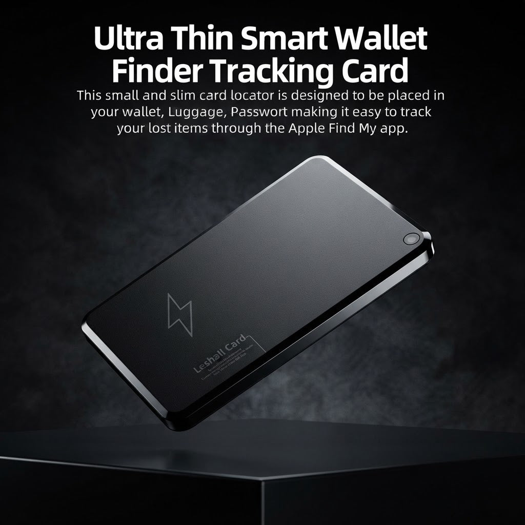 Ultra-Slim Smart Wallet Tracker - Global GPS Locator Card
