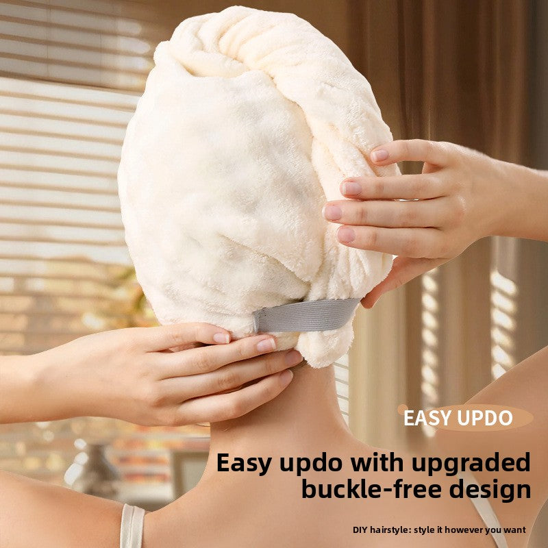 Women's Quick Dry Hair Cap Bath Towel