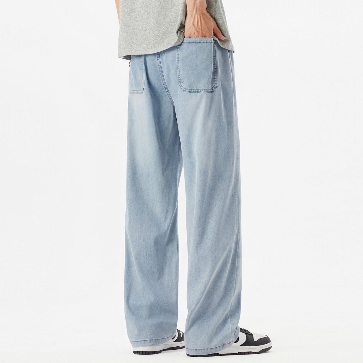 Men's Straight Leg Lycra Blend Trousers - product image 3