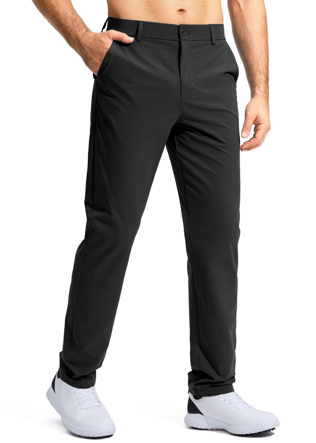 Men's Performance Straight-Leg Stretch Suit Pants - Wrinkle-Resistant - product image 6