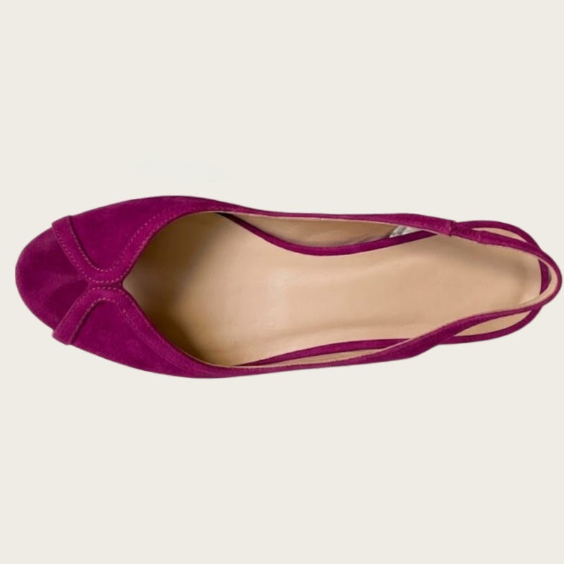 Womens Flat Peep Toe Sandals
