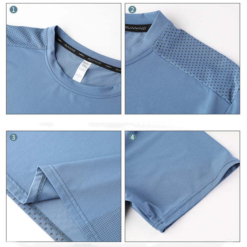 Loose-fitting crew neck quick-drying t-shirt