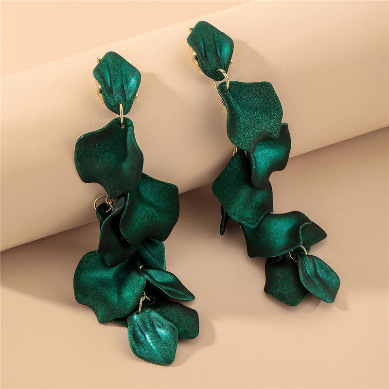 Floral earrings