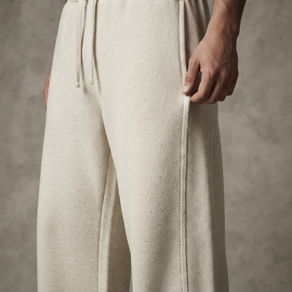 Men's Heavyweight Side Panel Straight Leg Streetwear Sweatpants - product image 9