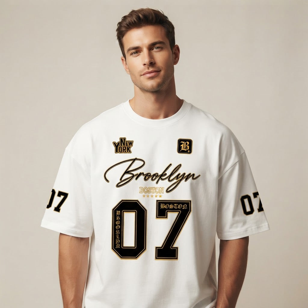 Men's 3D Brooklyn Graphic T-Shirt – Loose-Fit Sport Tee - product image 2