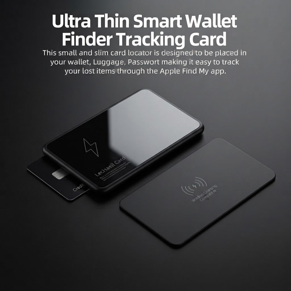 Ultra-Slim Smart Wallet Tracker - Global GPS Locator Card